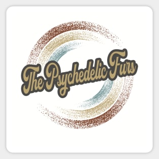 The Psychedelic Furs Circular Fade Sticker